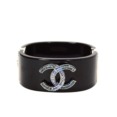 chanel cuff bracelet blue black|chanel cuff bracelet dupe.